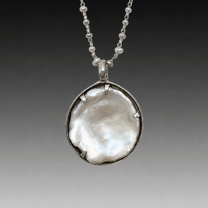 Round Pearl with Pearl Necklace